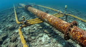 Corroded subsea pipeline showing why subsea pressure transducers must be designed for saltwater corrosion and harsh underwater environments