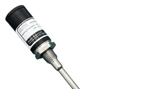 WETS25 battery-powered transducer with stainless steel probe