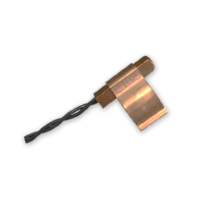 Miniature temperature pipe sensor